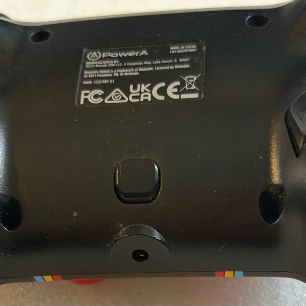 Pikachu Edition Black and Red Gaming Controller